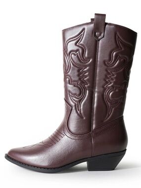 J. Adam’s “chocolate” Western Heeled Boot
